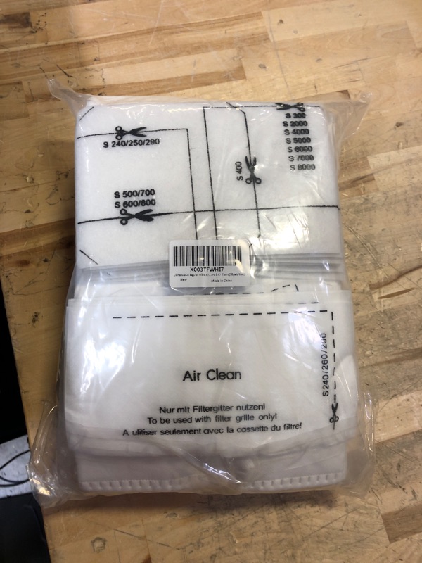 Photo 2 of 16 Pack Miele AirClean 3D GN Vacuum Cleaner Bags for Miele Vacuum Classic C1, Complete C1 C2 C3, S227/S240, S270, S400,S400i-S456i S2, S5, S8 Series with 4 Motor Protection Filters, 4 AirClean Filters
