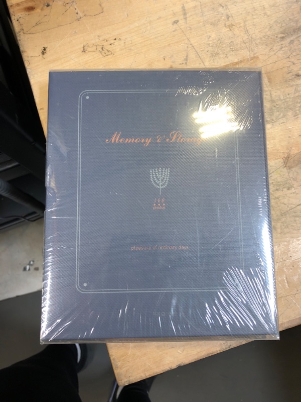 Photo 1 of B FANCY 160 Pockets Hard Cover Classic Photo Album with Individual Transparent Case & Slip-in 4x6 Frame for Postcard Display Baby Book Wedding Photo Storage Christmas Giftk Beige