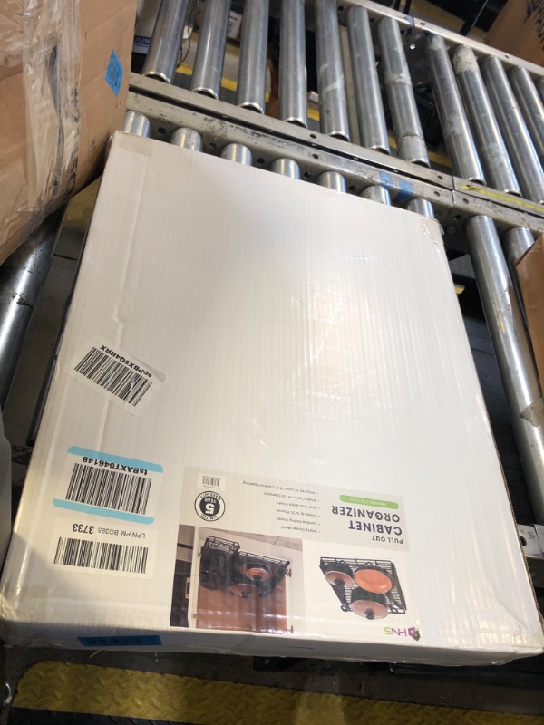 Photo 1 of HOLDN’ STORAGE Pull Out Cabinet Organizer, Heavy Duty Caddy w/Lifetime Limited Warranty -17”W x 21”D - Requires At Least 18-1/4” Cabinet Opening, Steel Metal Cabinet Drawers Slide Out, Black