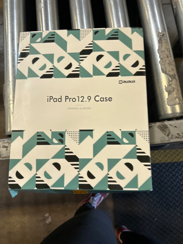 Photo 1 of auaua Case for iPad Pro 12.9 6th/5th/4th/3rd Generation 2022/2021/2020/2018, Slim Durable Leather Stand Cover with Pencil Holder, Auto Sleep/Wake (Brown)