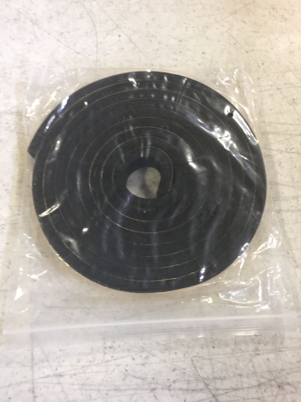 Photo 2 of 10 Feet Weather Stripping Door Seal- 3/4" Wide X 5/16" Thick Door Bottom Seal Strip High Density Foam Tape Adhesive Rubber Strip for Door Soundproofing,Window Insulation (3/4" x 5/16" x 10FT,Black) 3/4In x 5/16In x 10Ft Black