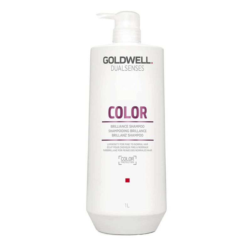 Photo 1 of GOLDWELL DUALSENSES COLOR BRILLIANCE SHAMPOO1000ML - ILLUMINATING SHAMPOO FOR FINE OR MEDIUM HAIR