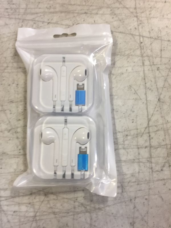 Photo 1 of 2 PACK APPLE HEADPHONES WIRED