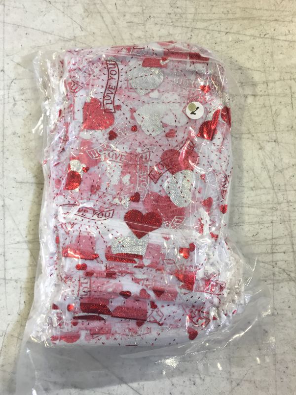 Photo 1 of 100PCS Heart Organza Bags, 4x6 Wedding Favor Bags with Drawstring, Premium Mesh Jewelry Gift Bags for Valentines Candy Bags reds