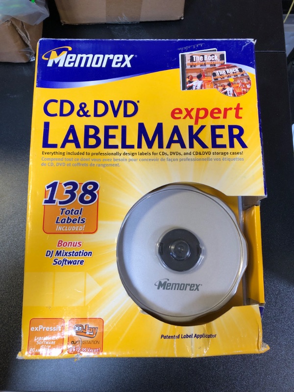 Photo 2 of MEMOREX CD/DVD LabelMaker Expert (Discontinued by Manufacturer)