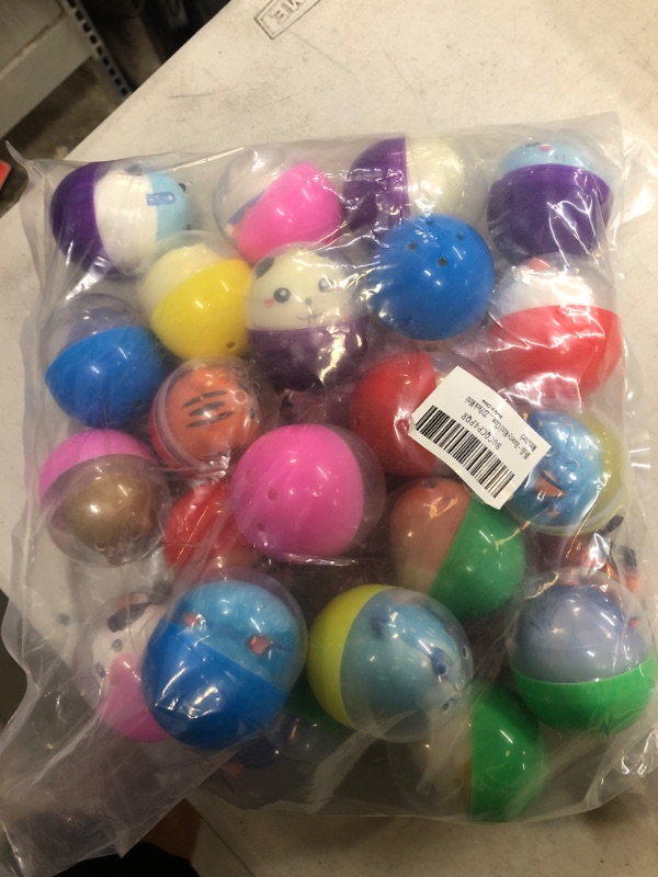 Photo 2 of 22 Pack Easter Basket Stuffers for Kids, Prefilled Easter Eggs with Toys, Mini Claw Machine Prizes- Party Toy Filled with Slow Rising Squishy Toys- Stress Relief Toy -Classroom Prizes 22 Pack Mini monster