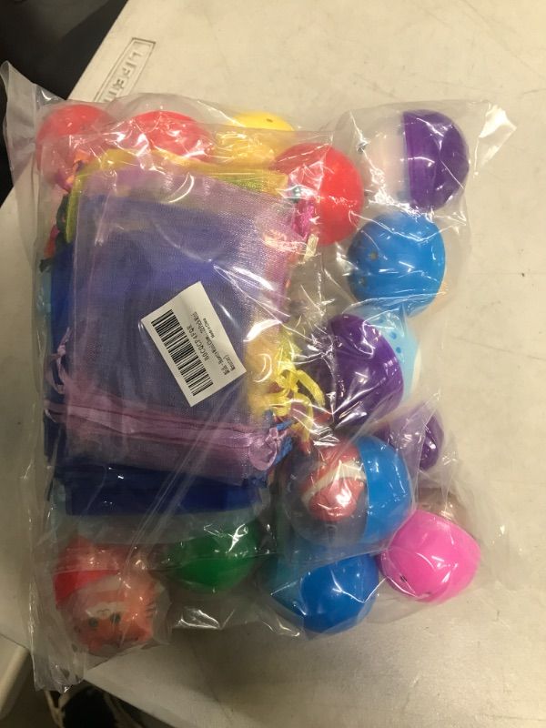 Photo 2 of 22 Pack Easter Basket Stuffers for Kids, Prefilled Easter Eggs with Toys, Mini Claw Machine Prizes- Party Toy Filled with Slow Rising Squishy Toys- Stress Relief Toy -Classroom Prizes 22 Pack Mini monster