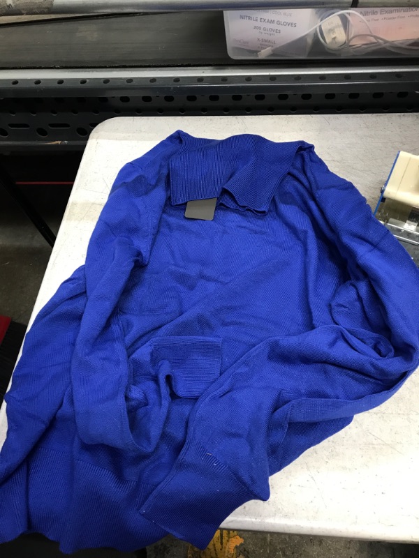 Photo 1 of DARK BLUE TURTLENECK LONG SLEEVE SHIRT ( SIZE: L)  