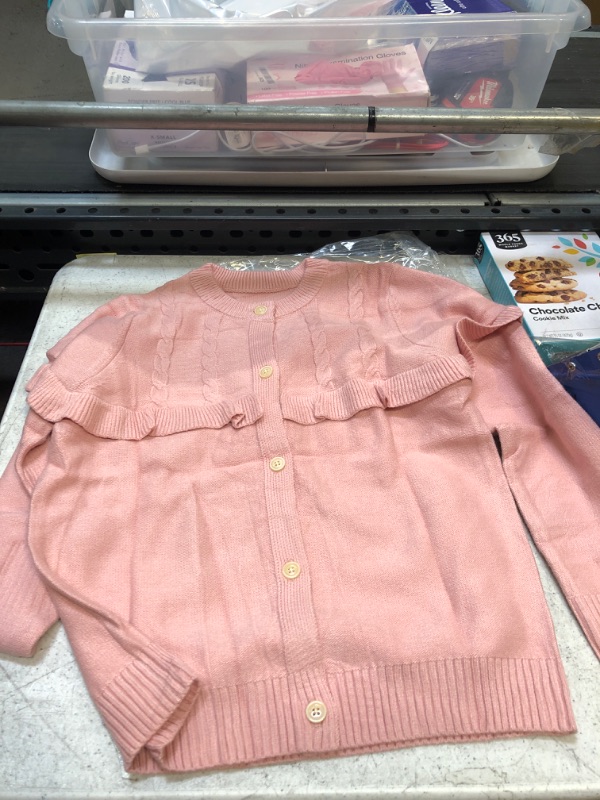 Photo 1 of LIGHT PINK KIDS CARDIGAN ( SIZE:150) 