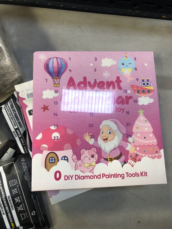 Photo 1 of Diamond Painting Advent Calendar for Girls - DIY Gem Arts and Crafts, Christmas Gifts for Ages 4-12 2-Princess Charms