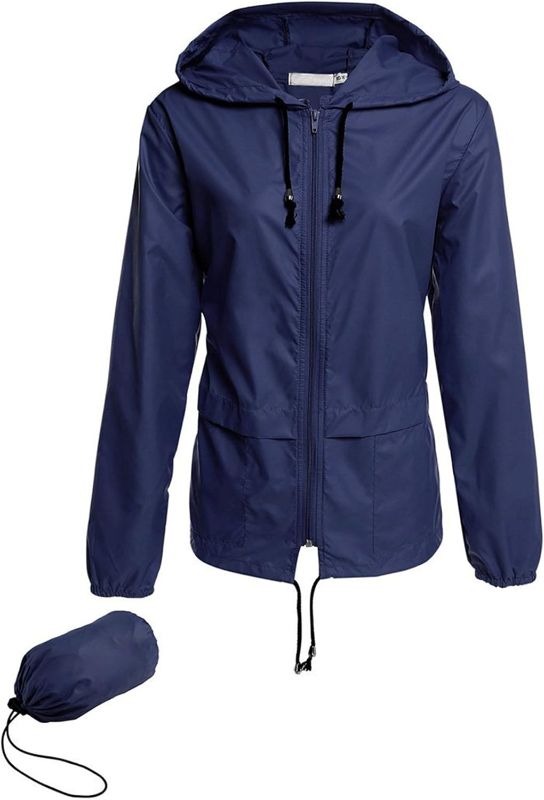 Photo 1 of Avoogue Raincoat Women Lightweight Waterproof Rain Jackets Packable Outdoor Hooded Windbreaker
2xl