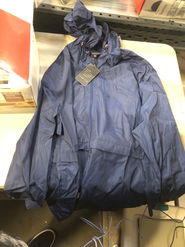 Photo 2 of Avoogue Raincoat Women Lightweight Waterproof Rain Jackets Packable Outdoor Hooded Windbreaker
2xl
