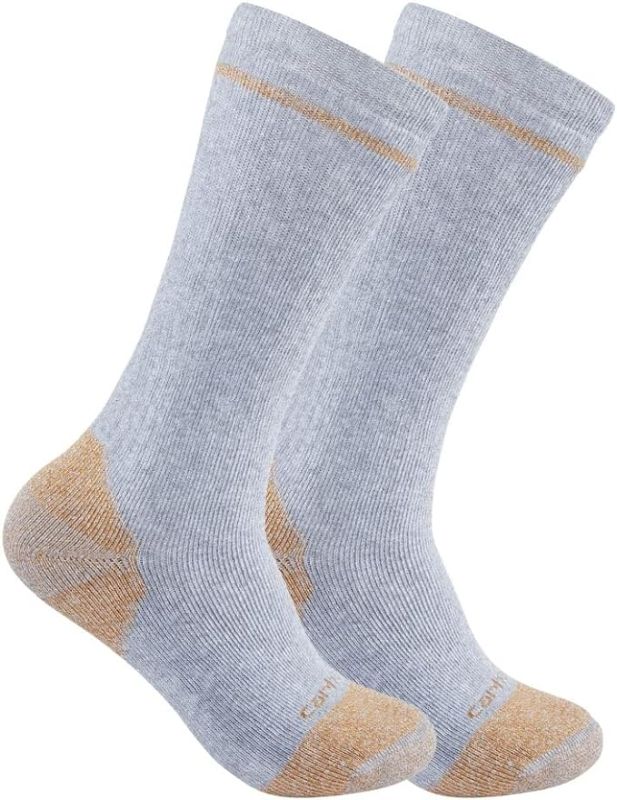 Photo 1 of Carhartt Men's Midweight Cotton Blend Steel Toe Sock 2 Pack
