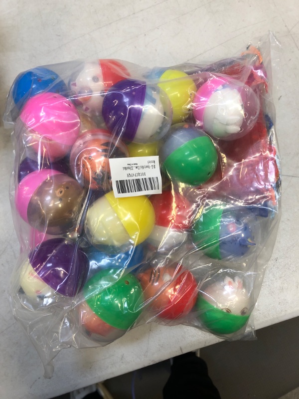 Photo 2 of 22 Pack Easter Basket Stuffers for Kids, Prefilled Easter Eggs with Toys, Mini Claw Machine Prizes- Party Toy Filled with Slow Rising Squishy Toys- Stress Relief Toy -Classroom Prizes 22 Pack Mini monster