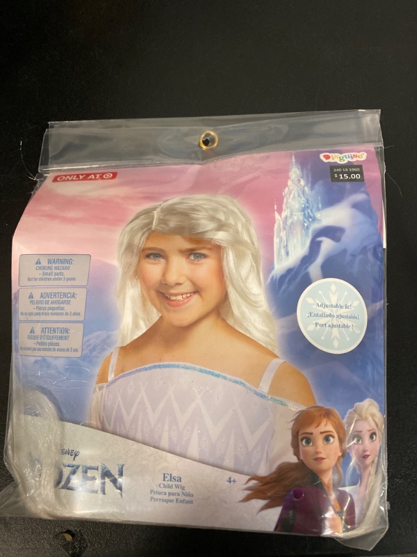 Photo 1 of Disney Princess Girls Frozen Elsa Wig Halloween Costume Accessory 
