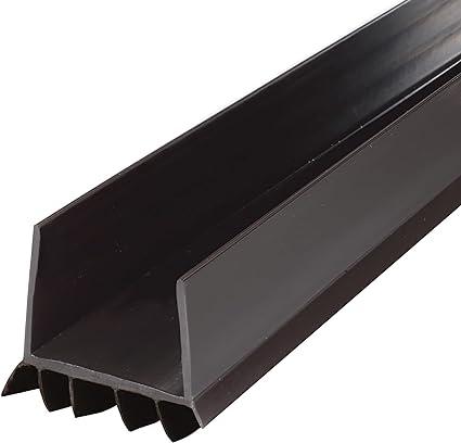 Photo 1 of M-D Building Products 36-Inch Black Vinyl U-Shape Cinch Slide-On Under Door Seal…
