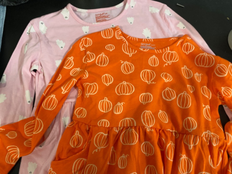 Photo 1 of 2pk Long Sleeved Pink Kids PJs M(8)