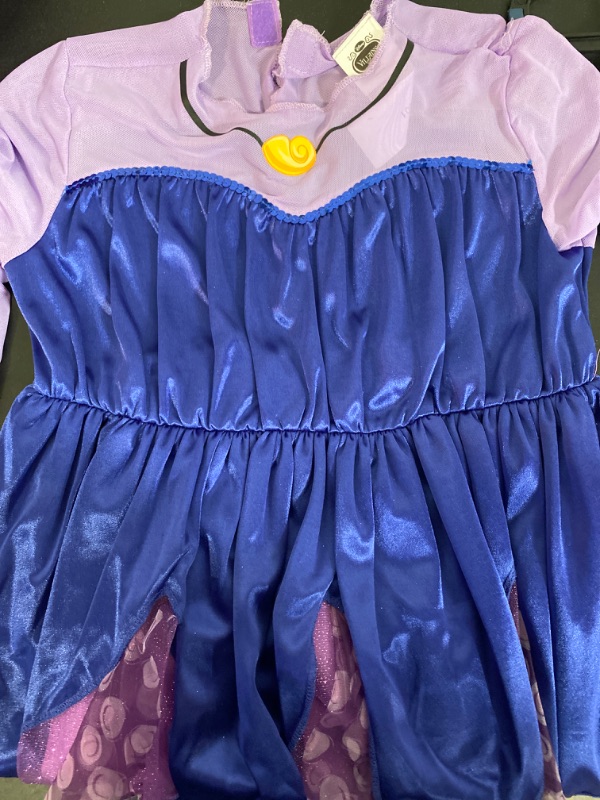 Photo 2 of Disney Villains Costumes, Official Kid Size Storybook Girls Villain Character Outfits Ursula L (10-12)