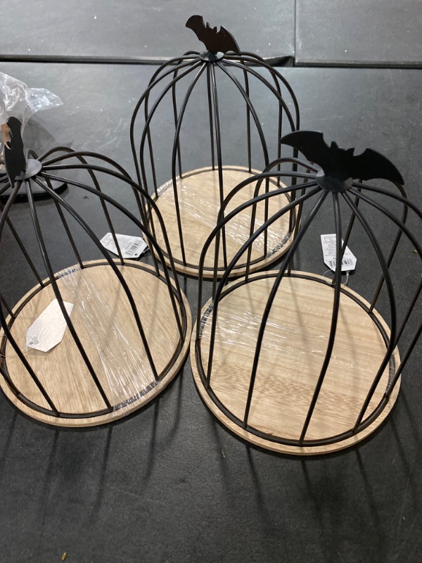 Photo 1 of 3pk Bat Cages Decor