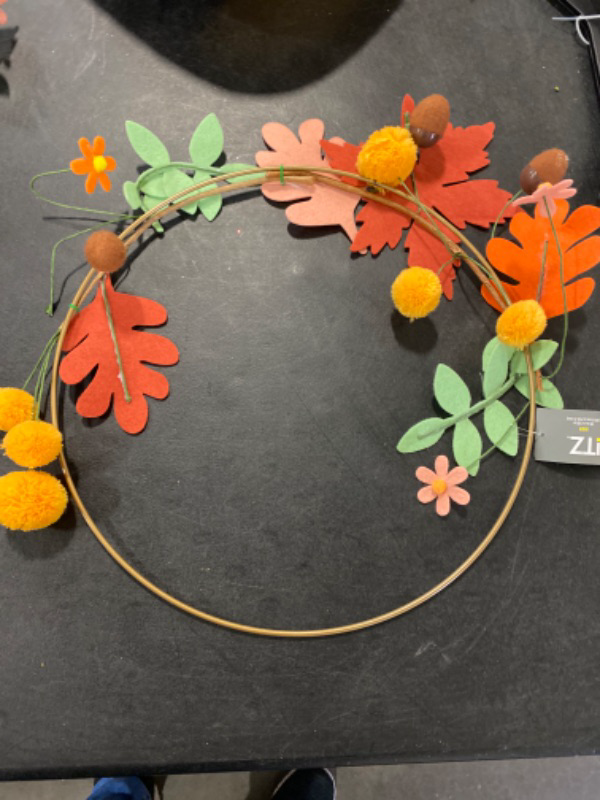 Photo 1 of 5 Spritz Fall Wreath 16x18in 