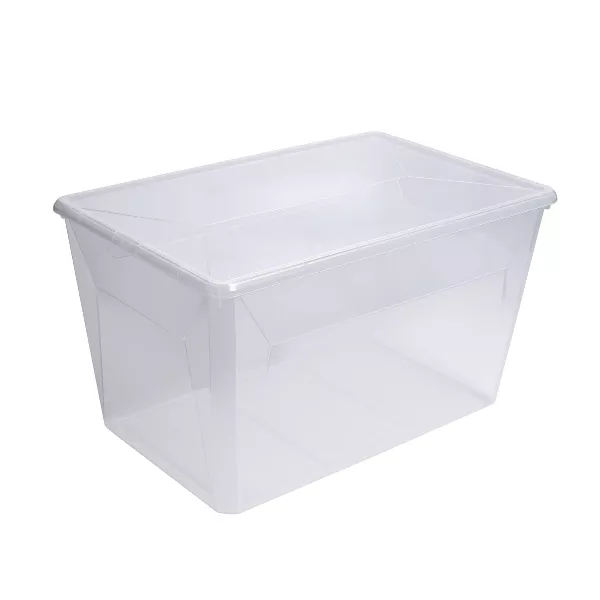 Photo 1 of Ezy Storage 50L/52.8qt Karton Clear Storage Box NO LID
