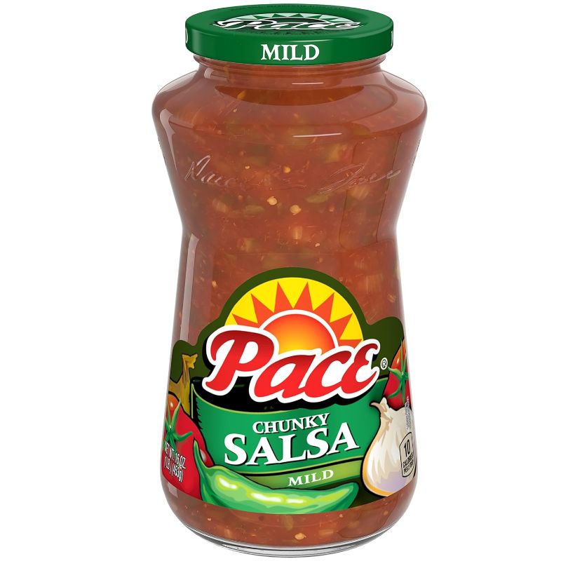 Photo 1 of Pace Salsa, Chunky Salsa Mild, 16 Ounce Jar (Pack of 3)

