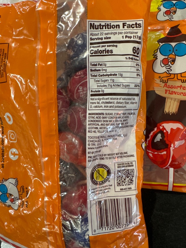 Photo 3 of 3 PACK Tootsie Pops Assorted Flavor Lollipops Standup Bag – 13.2oz
