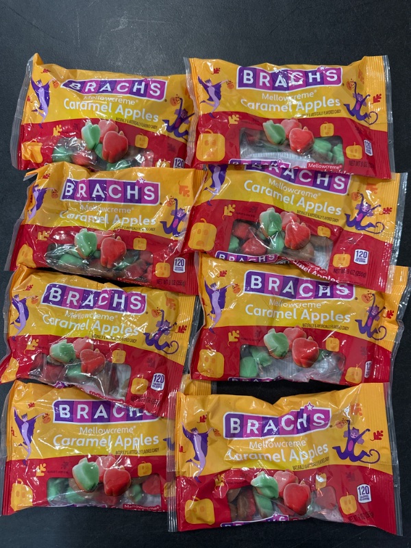 Photo 2 of 8 PACK Brach's Mellowcreme Caramel Apples Halloween Candy 9oz
