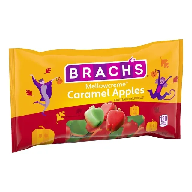 Photo 1 of 8 PACK Brach's Mellowcreme Caramel Apples Halloween Candy 9oz
