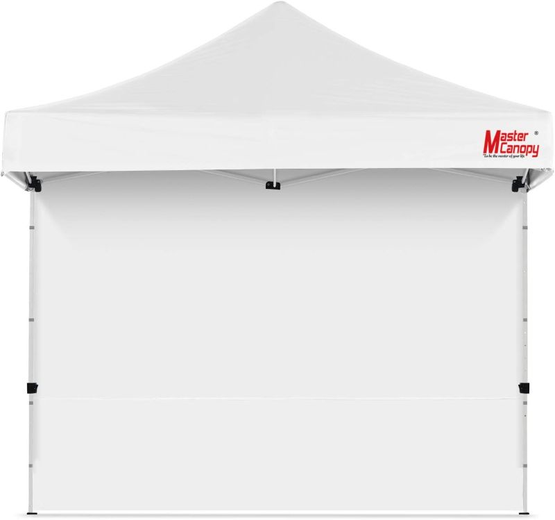 Photo 1 of MASTERCANOPY Instant Canopy Tent Sidewall for 10x10 Pop Up Canopy, 1 Piece, White
