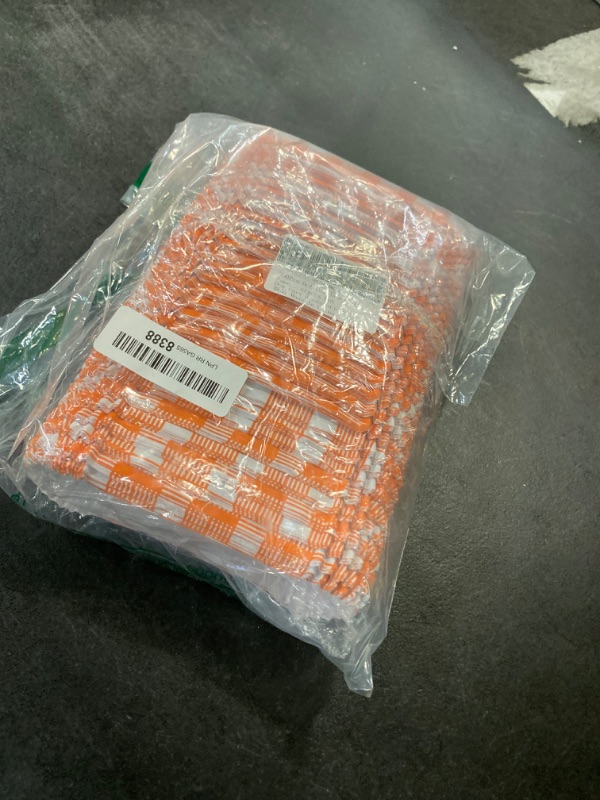 Photo 1 of 300 Pcs Paper Hot Dog Trays 6 Inch Paper Food Trays Concession Stand Supplies Disposable Hot Dog Holder Paper Hotdog Boats Rectangular Fluted Paper Hot Dog Liners for Takeout Food (Plaid Style)
