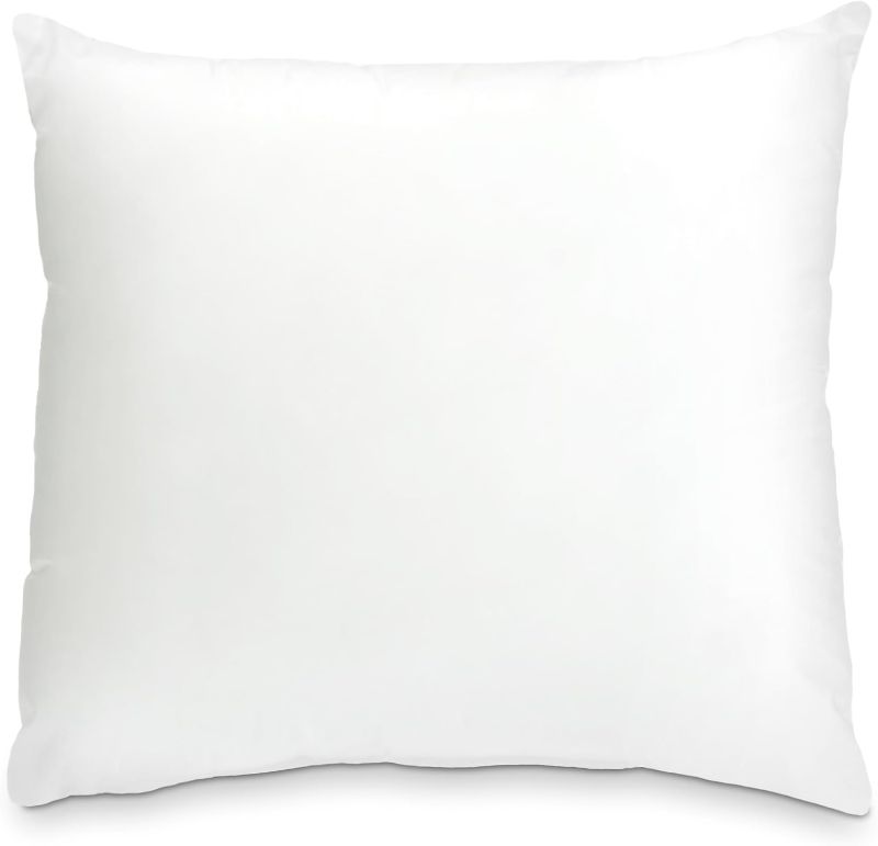 Photo 1 of Foamily Throw Pillows Insert 18 x 18 Inches - Bed and Couch Decorative Pillow - Made in USA - Bed and Couch Sham Filler
