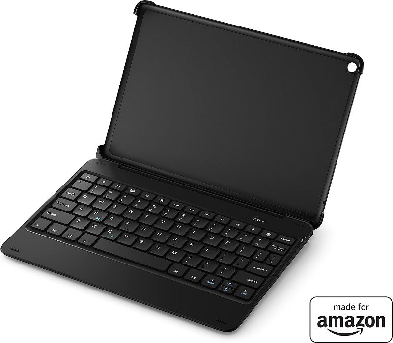 Photo 1 of Made for Amazon Bluetooth Keyboard with detachable case in Black, for Fire HD 10 (11th Generation) 2021 release
