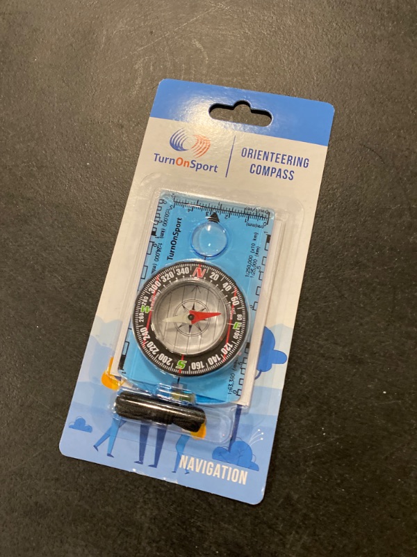 Photo 2 of Orienteering Compass Hiking Backpacking Compass | Advanced Scout Compass Camping Navigation - Boy Scout Compass for Kids | Professional Field Compass for Map Reading - Best TurnOnSport Survival Gifts
