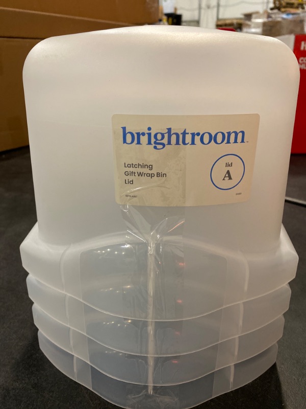 Photo 1 of Brightroom- Latching giftwrap bin lid; 6 lids 
