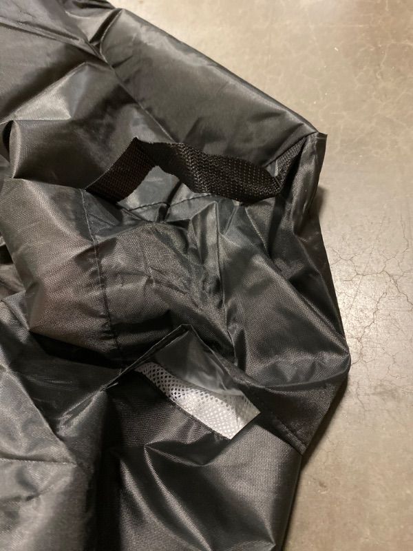 Photo 1 of Black Cover with 2 Handle on the side and Mesh pocket on the side black and silver waterproof 35"HX29"W