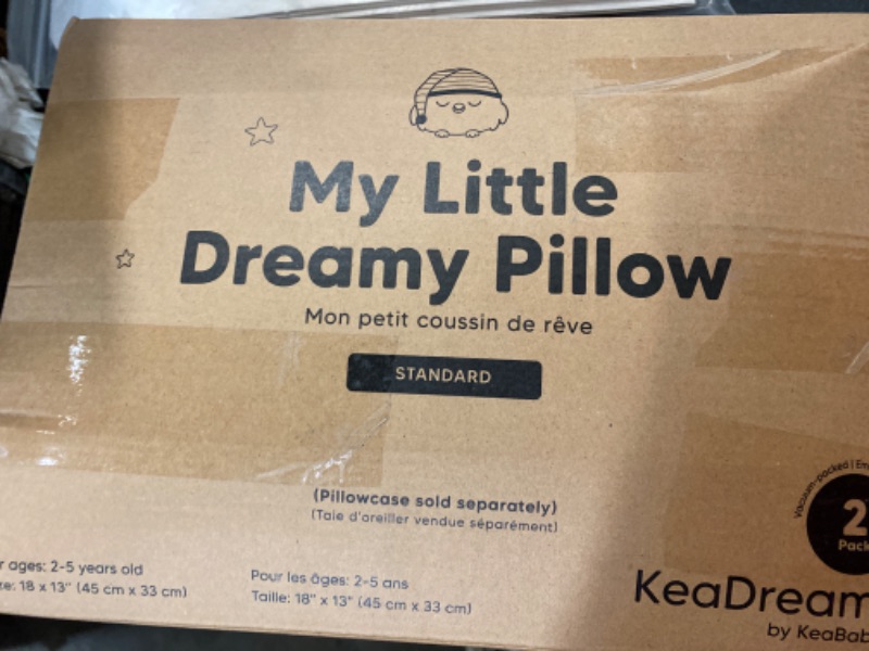Photo 3 of KeaBabies Toddler Pillow with Pillowcase and Toddler Pillowcase for 13X18 Pillow - 13x18 My Little Dreamy Pillow - Organic Toddler Pillow Case for Boy, Kids - Organic Cotton Toddler Pillows

