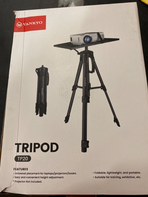 Photo 3 of TP20 Aluminum Tripod Projector Stand