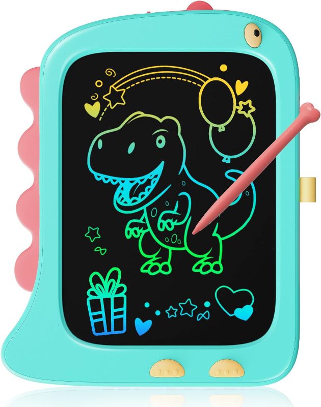 Photo 1 of KOKODI LCD Writing Tablet Doodle Board, 3 4 5 6 Year Old Boys Toys Gifts, 8.5 Inch Drawing Pad Airplane Travel Road Trip Essentials, Dinosaur Toddler Kids Games Birthday Christmas Stocking Stuffers