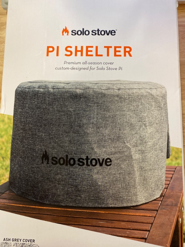 Photo 2 of Solo Stove Pi Shelter | Protective Cover for Pi Pizza Oven, Water Resistant, Premium Acrylic/PVC-lined, Pi Collection, Grey