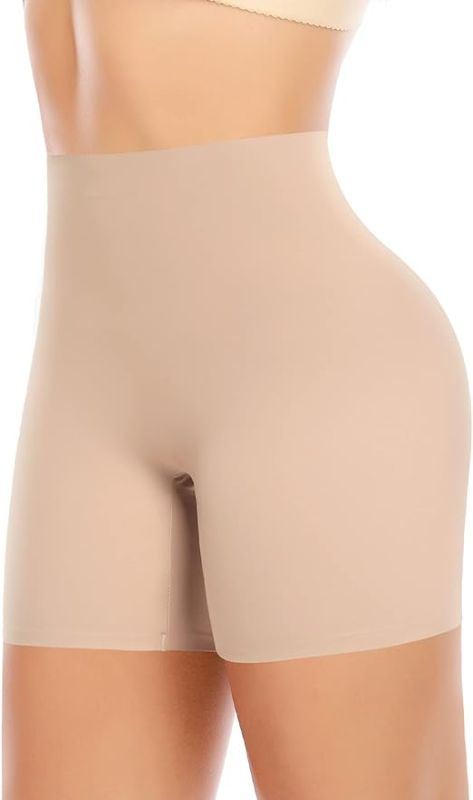 Photo 1 of Seamless Shaping Boyshorts Panties for Women Slip Shorts Under Dress Shapewear Shorts Tummy Control Underwear