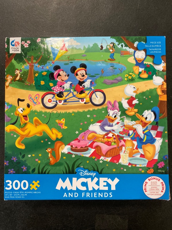 Photo 2 of Ceaco - Disney - Mickey & Minnie in The Park - 300 Piece Jigsaw Puzzle