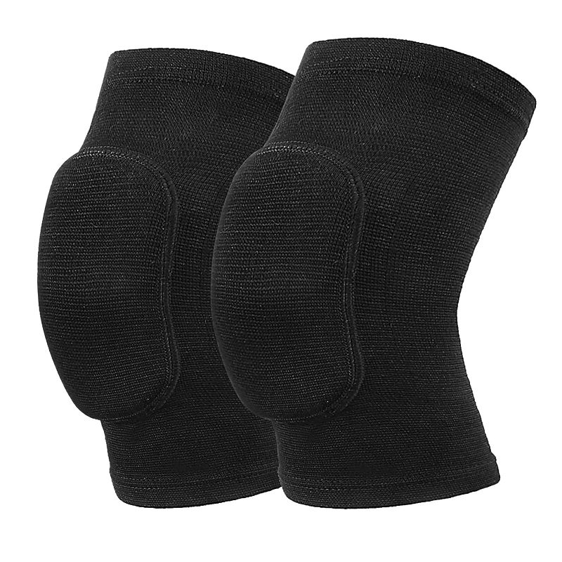 Photo 1 of HISFFOG Volleyball Knee Pads for Dancers, Soft Breathable Knee Pads for Men Women Younth Girls Kids Knees Protective, Knee Braces for Volleyball Football Dance Yoga Wrestling Running Cycling