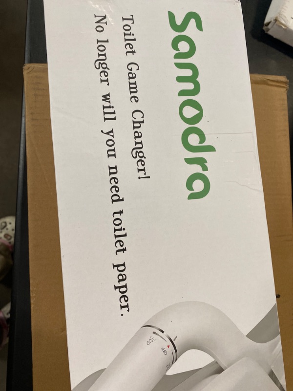 Photo 2 of SAMODRA Ultra-Slim Bidet Attachment for Toilet - Dual Nozzle (Frontal & Rear Wash) Hygienic Bidets for Existing Toilets - Adjustable Water Pressure Fresh Water Toilet Bidet - Easy to Install