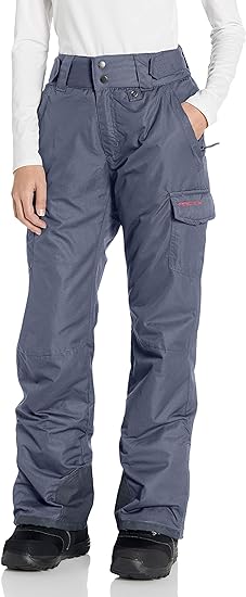 Photo 1 of Arctix Women's Snow Sports Insulated Cargo Pants, Steel, Large Short Size XS