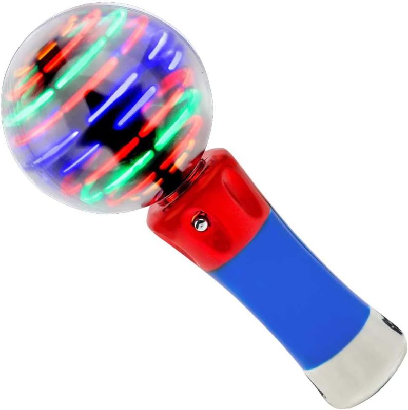 Photo 1 of Toysery Spinning Light Up Toy Magic Wand for Kids, LED Light Up Wand Toy for Boys and Girls. Provides Thrilling Light Show Autism Sensory Toys
