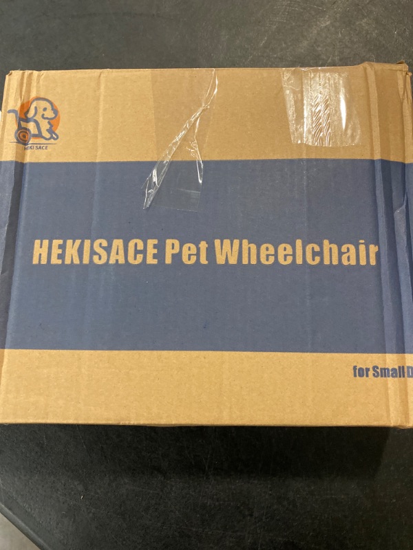 Photo 2 of Hekisace Lightwheight Dog Wheelchair, Adjustable Pets Cart with Wheels for Back Legs,Dog Leg Brace and Hip Support, Assist Small Pets with Paralyzed Hind Limbs to Recover Their Mobility