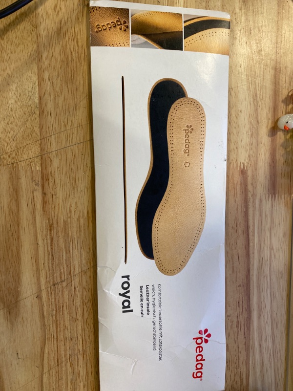 Photo 2 of Pedag Comfort German Handmade 3/4 Genuine Leather Orthotic with Metatarsal Arch Support Pad and Heel Cushion