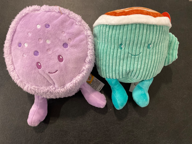 Photo 1 of Giggle Scape Cookie & Mocha plush bundle 