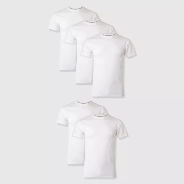 Photo 1 of Small 34-36" Hanes Men's Premium 5pk Slim Fit Crewneck T-Shirt